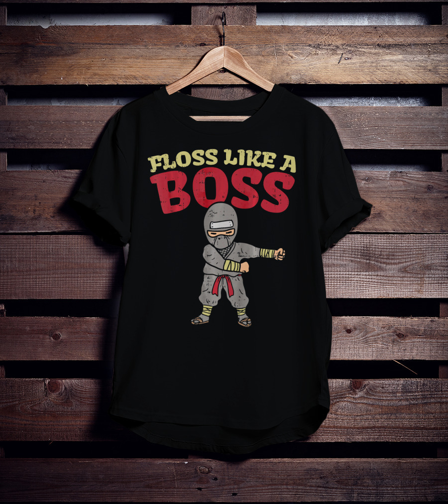 Floss Like A Boss Dance Ninja T-Shirt