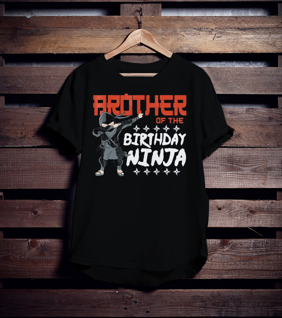 Brother Of The Birthday Ninja T-Shirt
