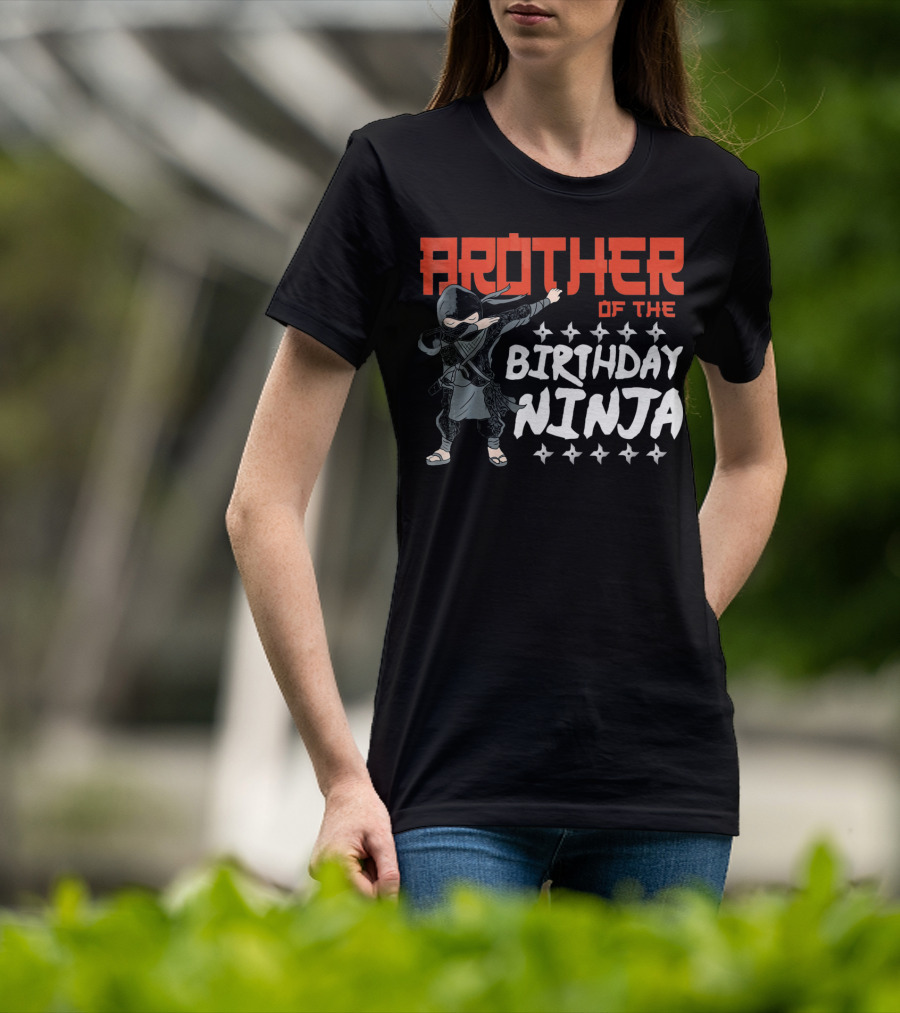 Brother Of The Birthday Ninja T-Shirt