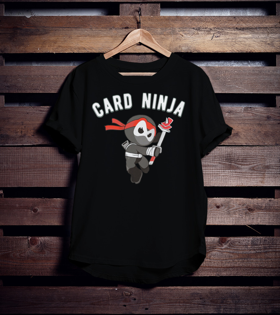 Card Ninja Martial Art Illusion Magician T-Shirt