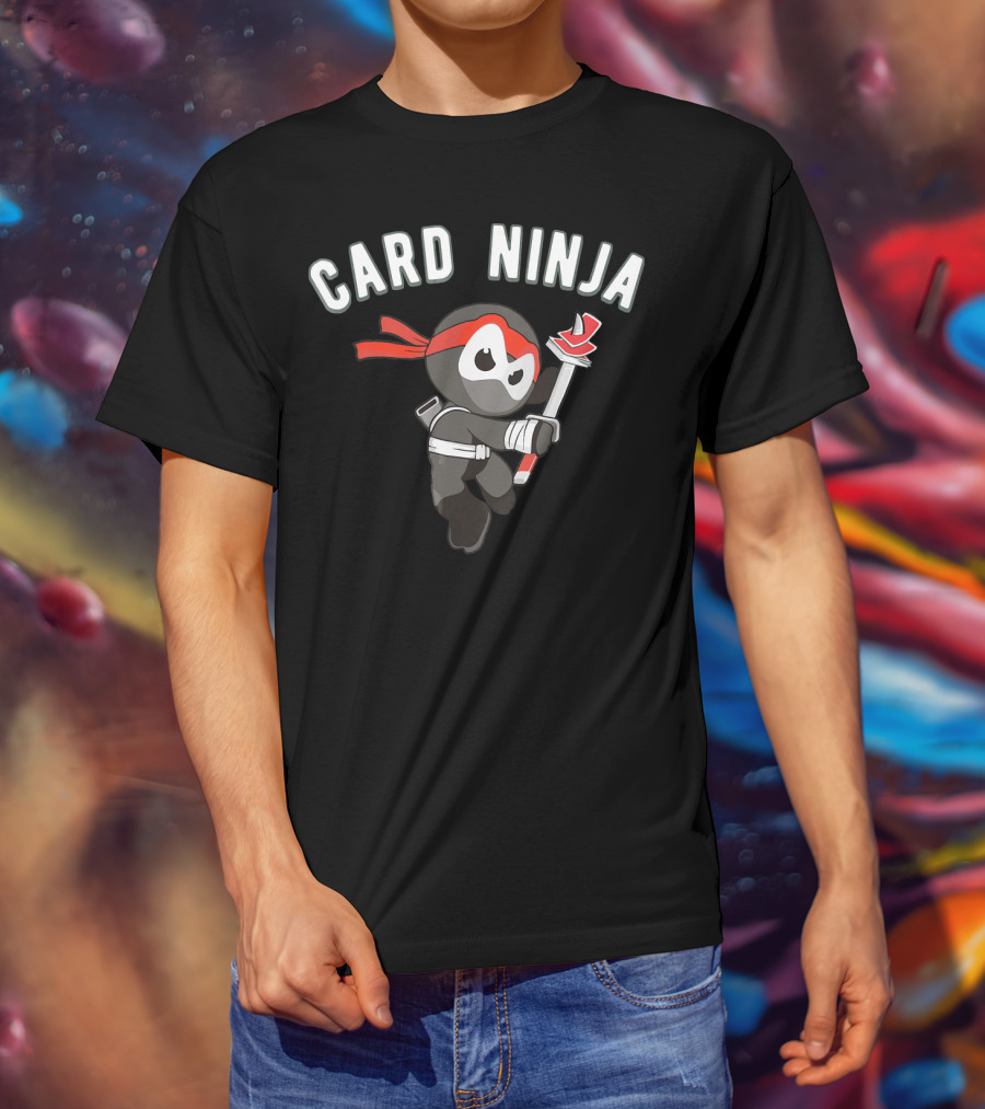 Card Ninja Martial Art Illusion Magician T-Shirt
