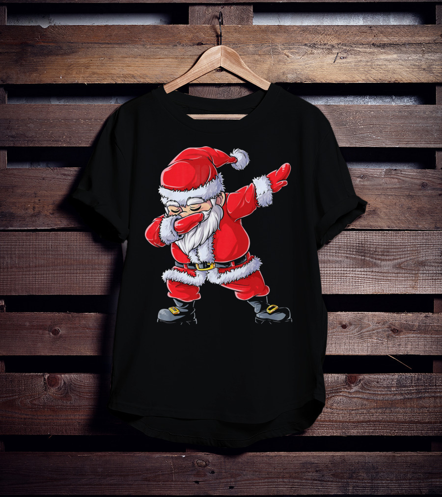 Christmas Santa Claus Dabbing T-Shirt