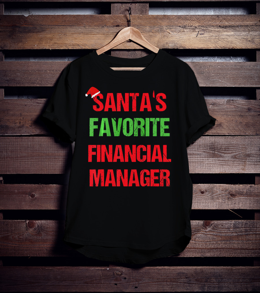 Santa's Favorite Financial Manager T-Shirt