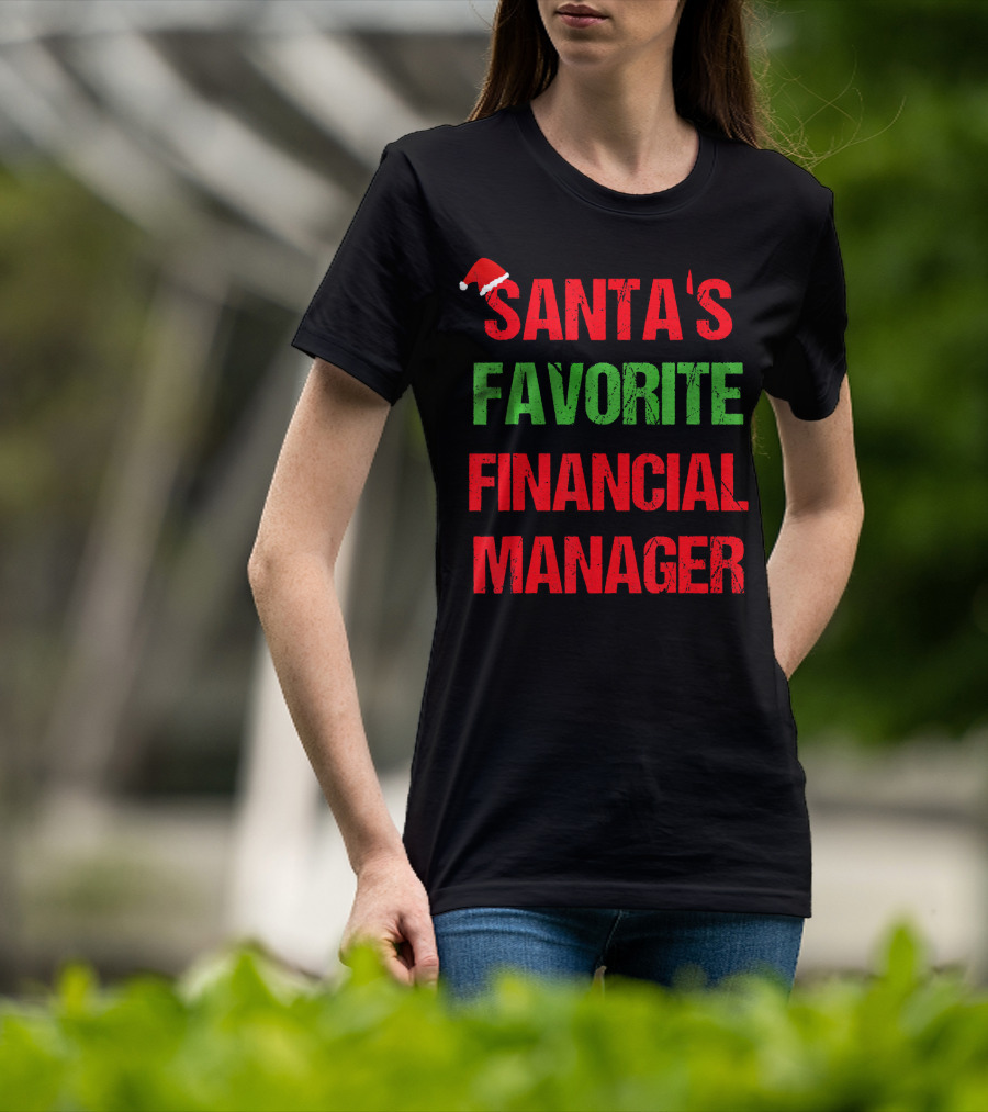 Santa's Favorite Financial Manager T-Shirt