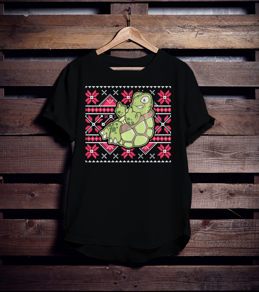 Ugly Christmas Turtle T-Shirt