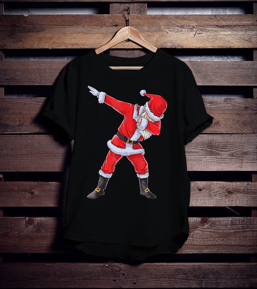 Dabbing Santa Christmas Dance Pose T-Shirt