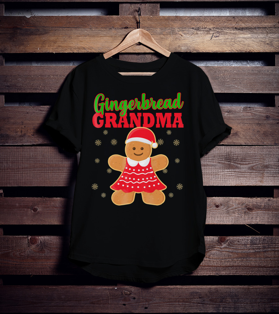 Gingerbread Grandma Matching Family Christmas Ginge T-Shirt