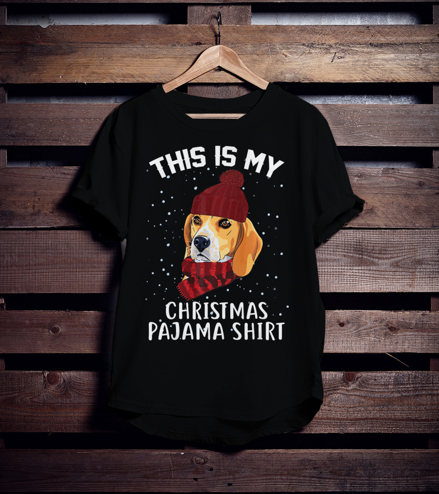 This Is My Beagle Christmas Pajama T-Shirt