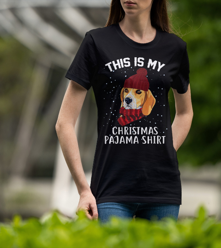 This Is My Beagle Christmas Pajama T-Shirt