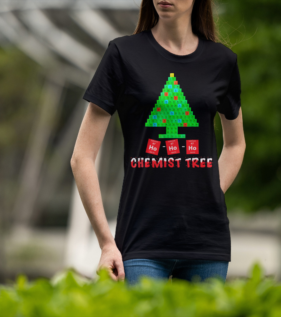 Chemist Tree Ho Ho Ho Unique Chemistry T-Shirt