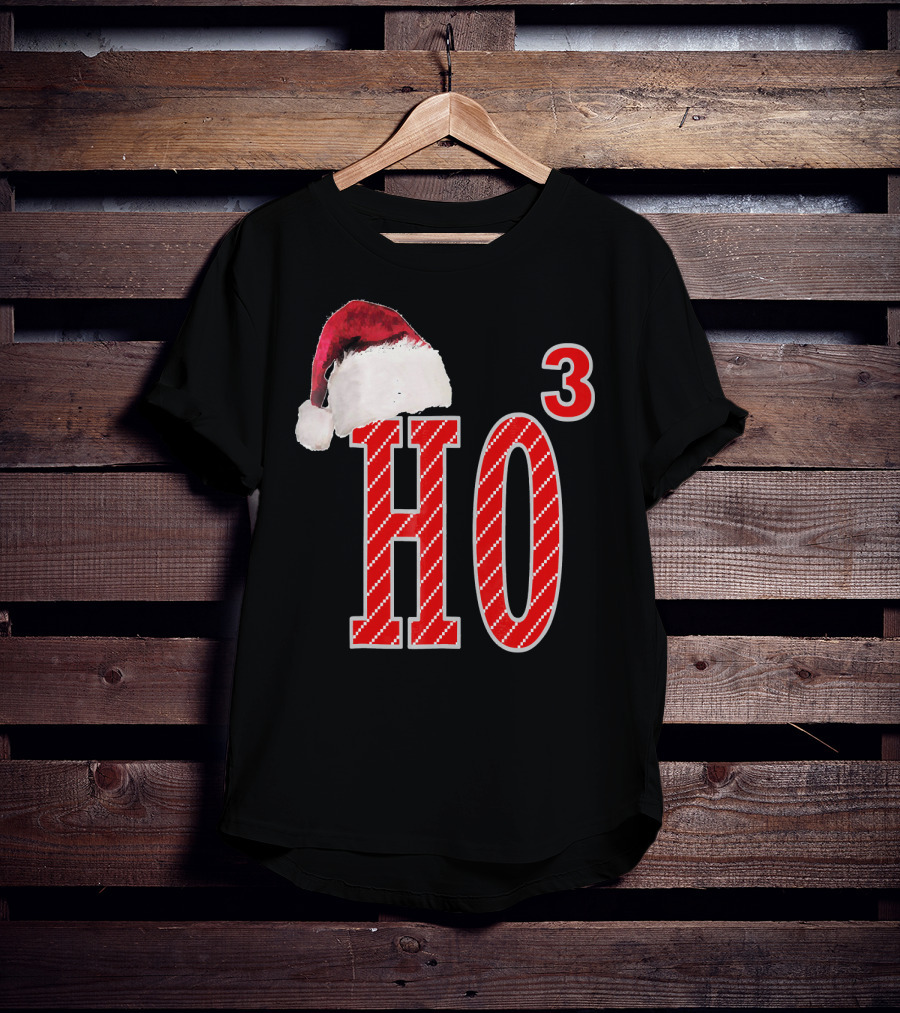 Ugly Christmas Santa Hat Ho Ho³ T-Shirt