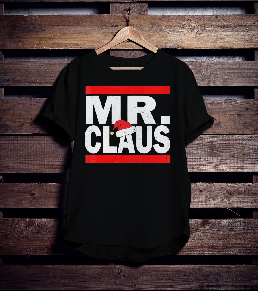 MR CLAUS Christmas Santa Hat T-Shirt
