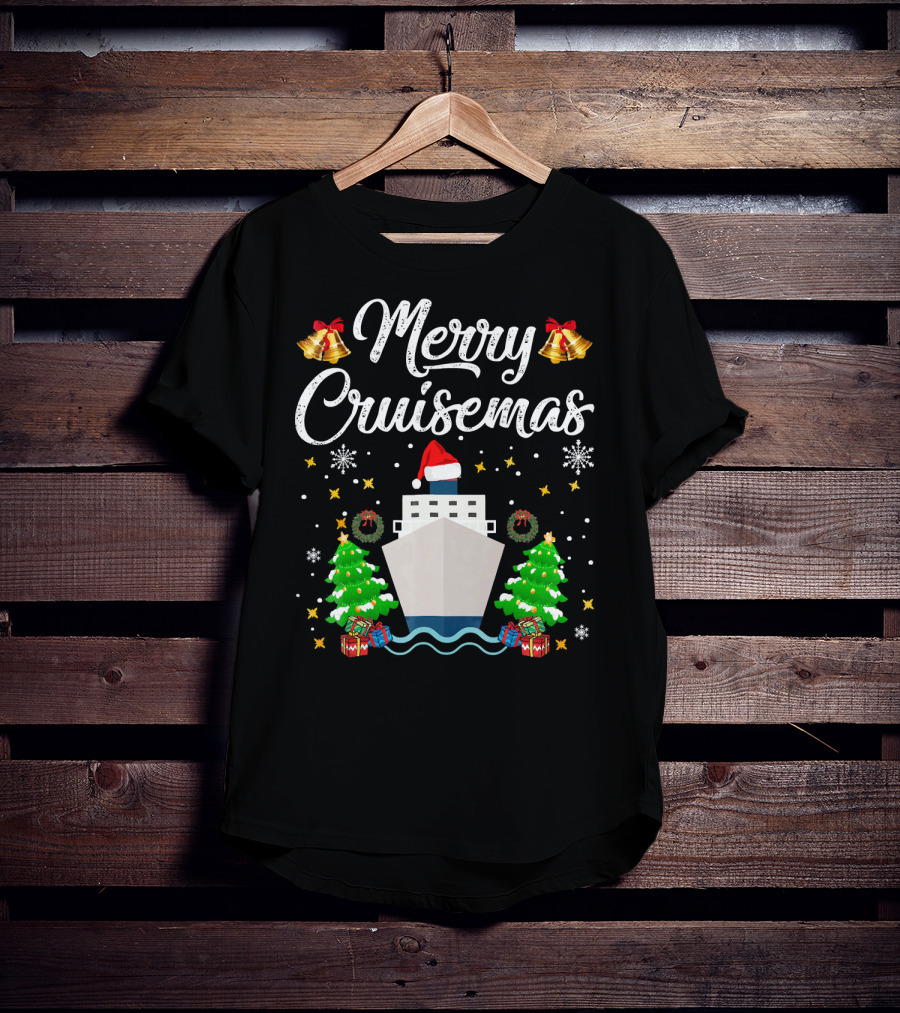 Merry Cruisemas Cruise Ship Christmas Holiday Family Adventure T-Shirt