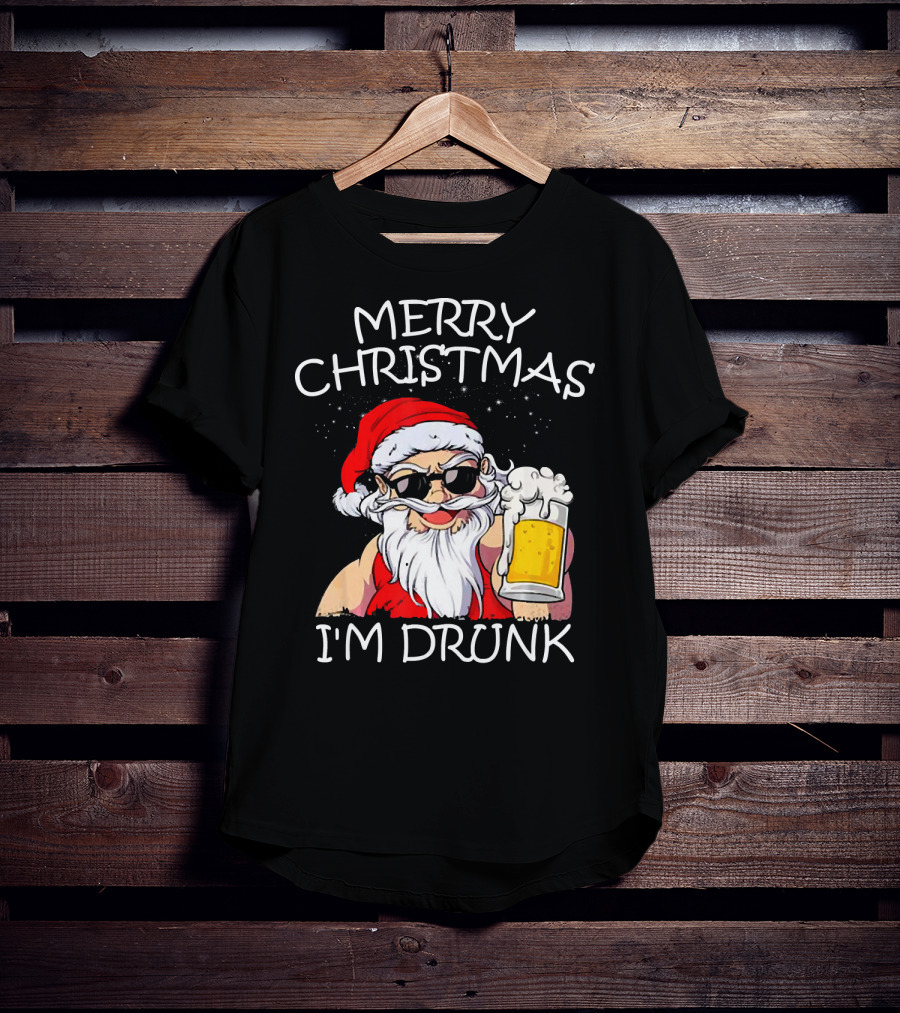 Merry Christmas Santa I'm Drunk T-Shirt
