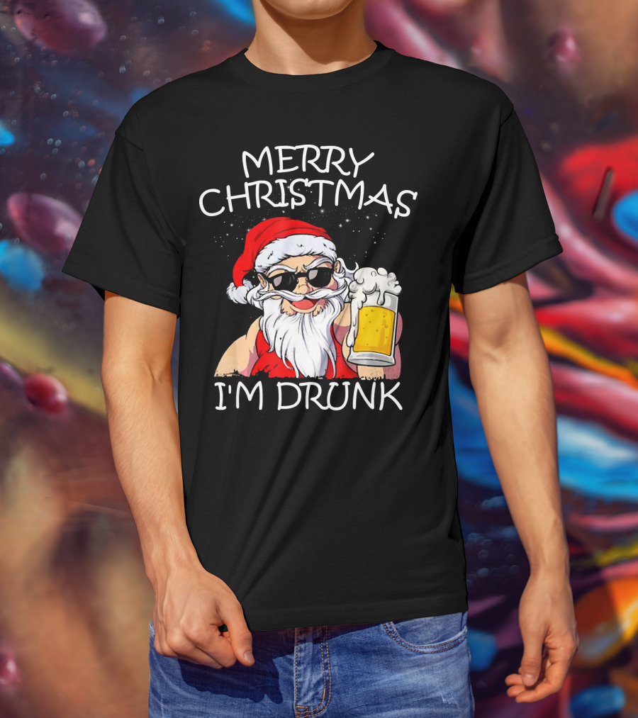 Merry Christmas Santa I'm Drunk T-Shirt