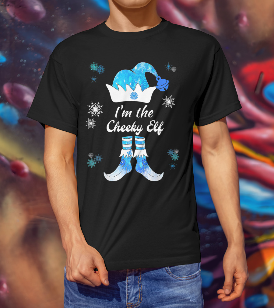 I'm The Cheeky Elf Snowflakes Family Matching Group T-Shirt
