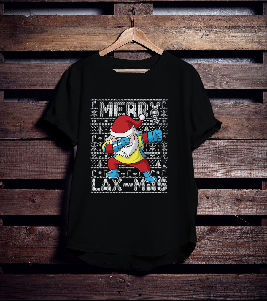 Merry Lax-Mas Ugly ChristmasDabbing T-Shirt
