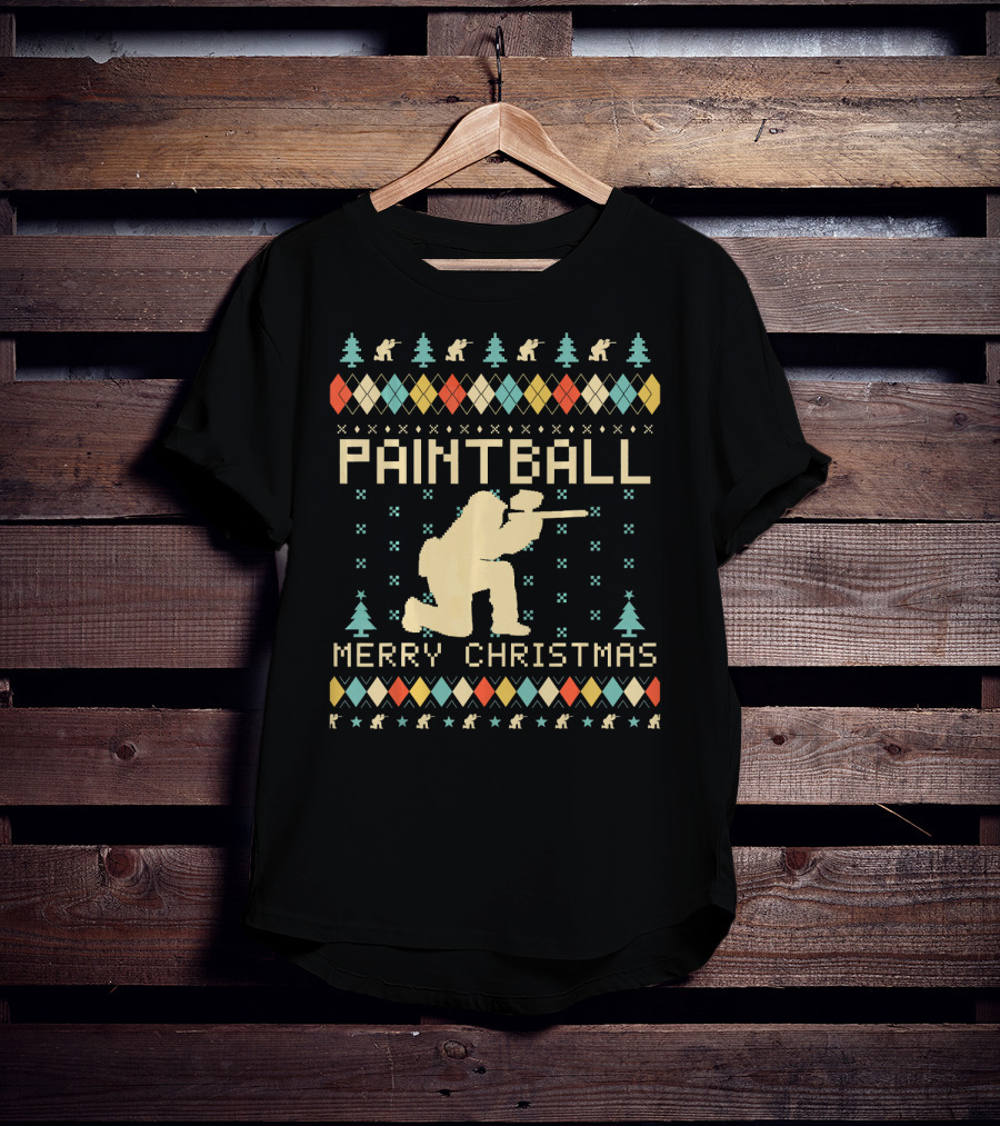 PAINTBALL MERRY CHRISTMAS T-Shirt
