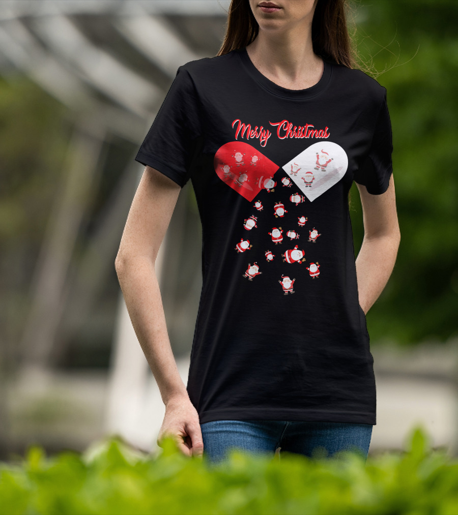 Merry Christmas Santa Capsule Fun T-Shirt