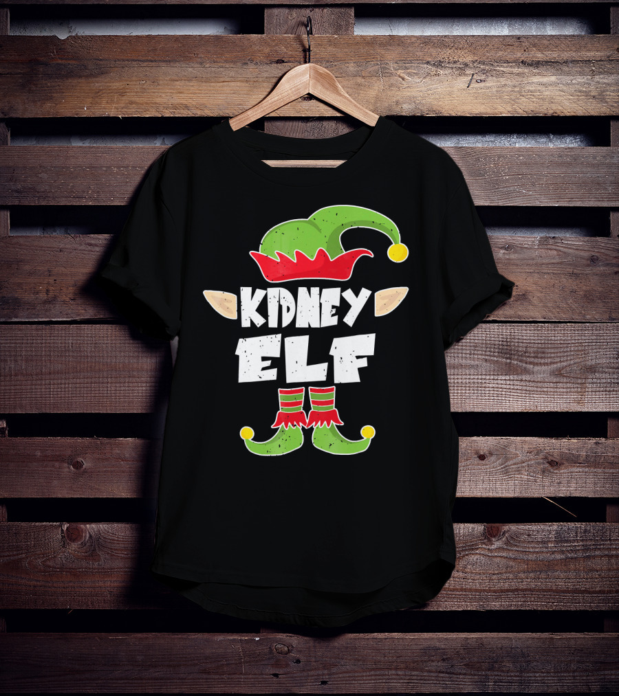 Kidney Elf Squad Nephrology Festive T-Shirt