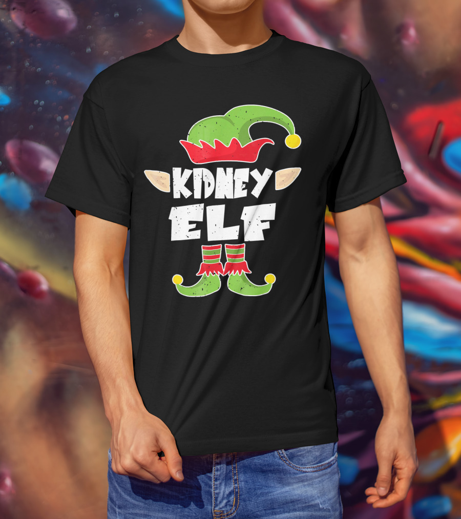 Kidney Elf Squad Nephrology Festive T-Shirt