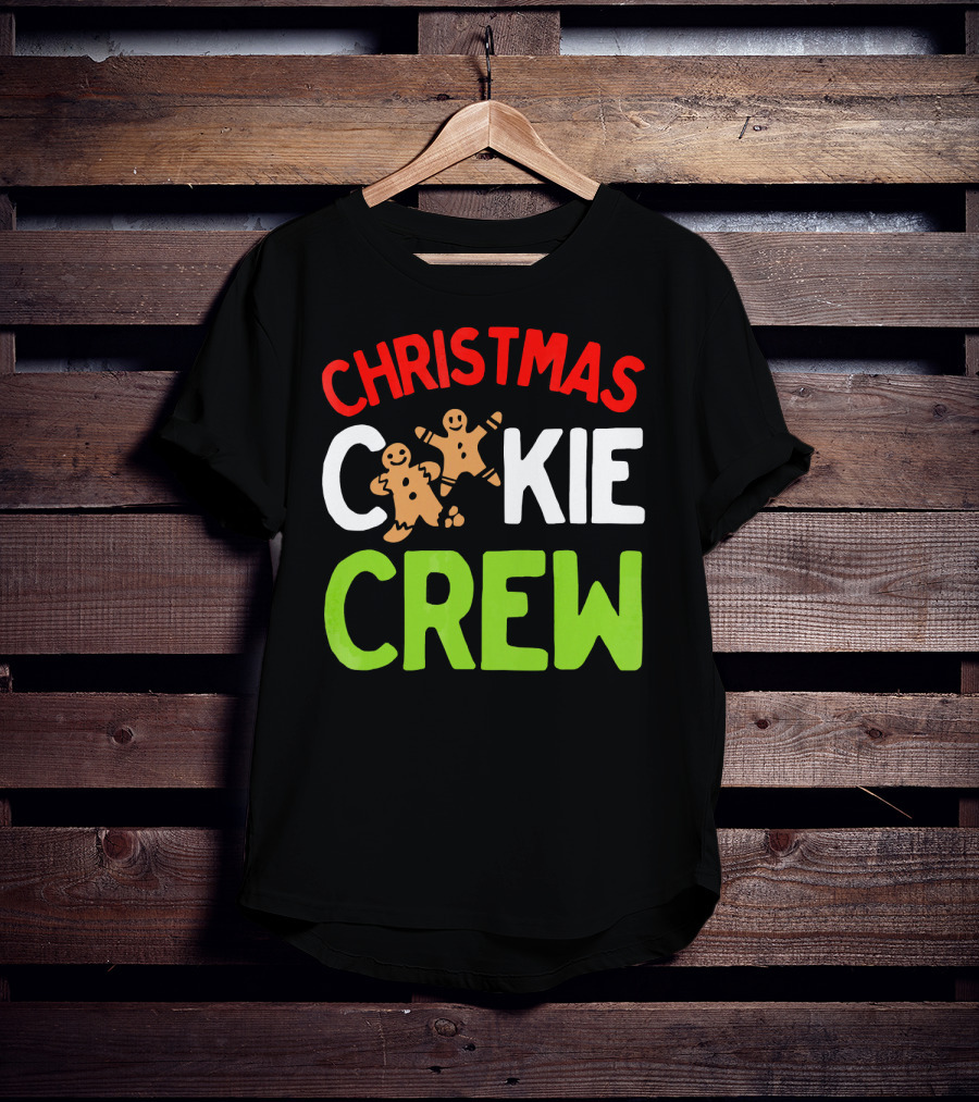 Christmas Cookie Crew With Gingerbread Iconic Festive T-Shirt