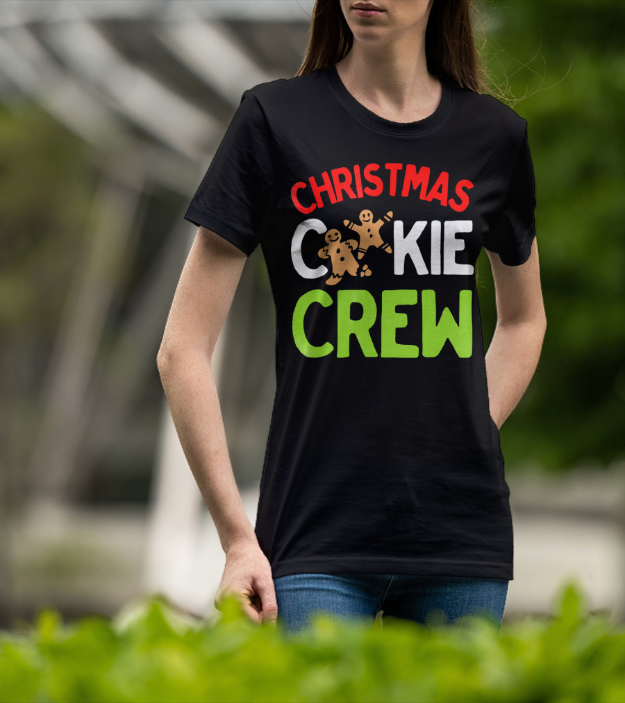 Christmas Cookie Crew With Gingerbread Iconic Festive T-Shirt