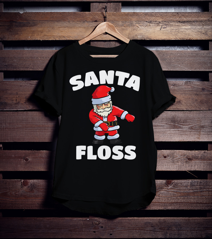Santa Floss Dance Christmas Moves T-Shirt