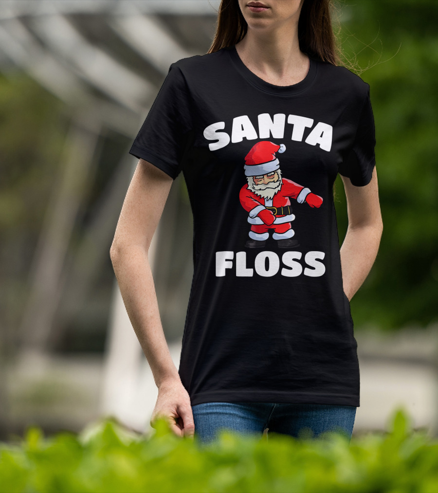 Santa Floss Dance Christmas Moves T-Shirt