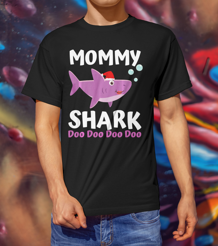 Mommy Shark Doo Doo Doo Doo Christmas Mommy Shark T-Shirt