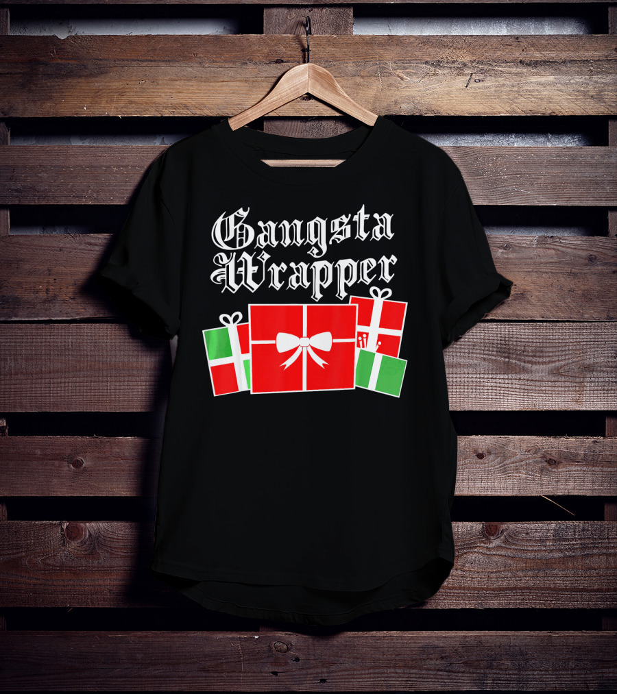 Gangsta Wrapper Christmas Gift Boxes T-Shirt