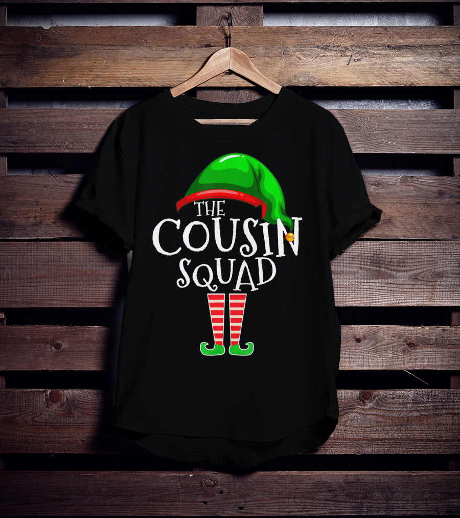 The Cousin Squad Elf Family Matching Group T-Shirt