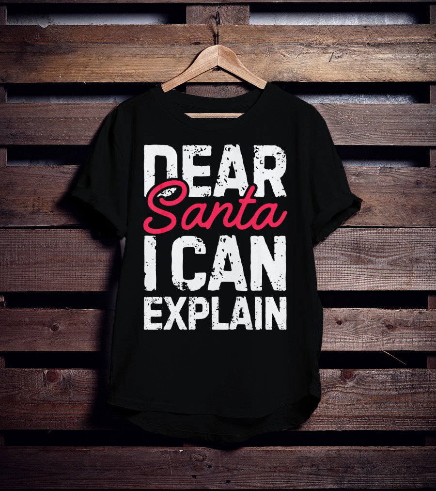 Dear Santa I Can Explain T-Shirt