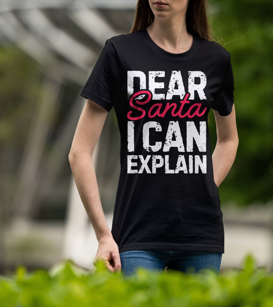 Dear Santa I Can Explain T-Shirt