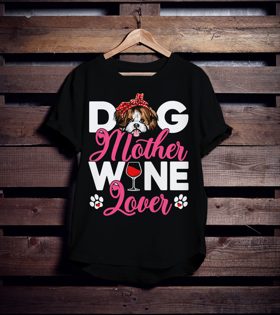 Cute Shih Tzu Dog Mother Lover T-Shirt