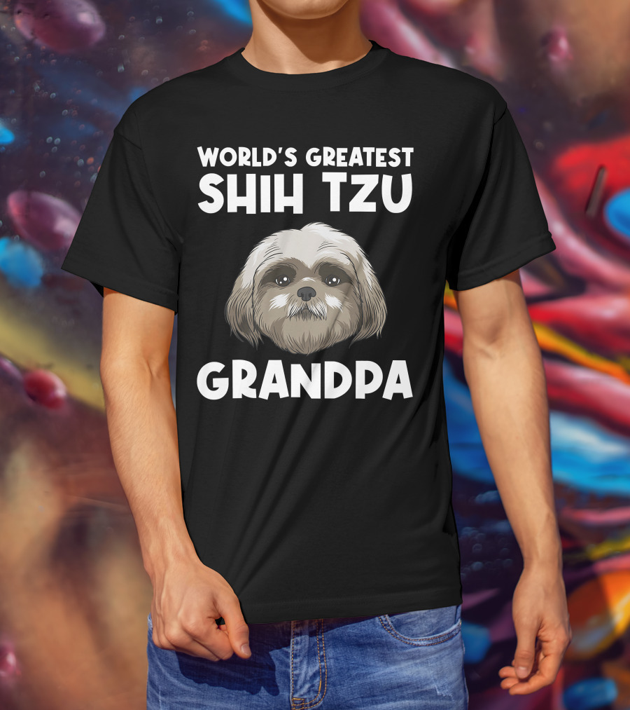 World's Greatest Shih Tzu Grandpa T-Shirt
