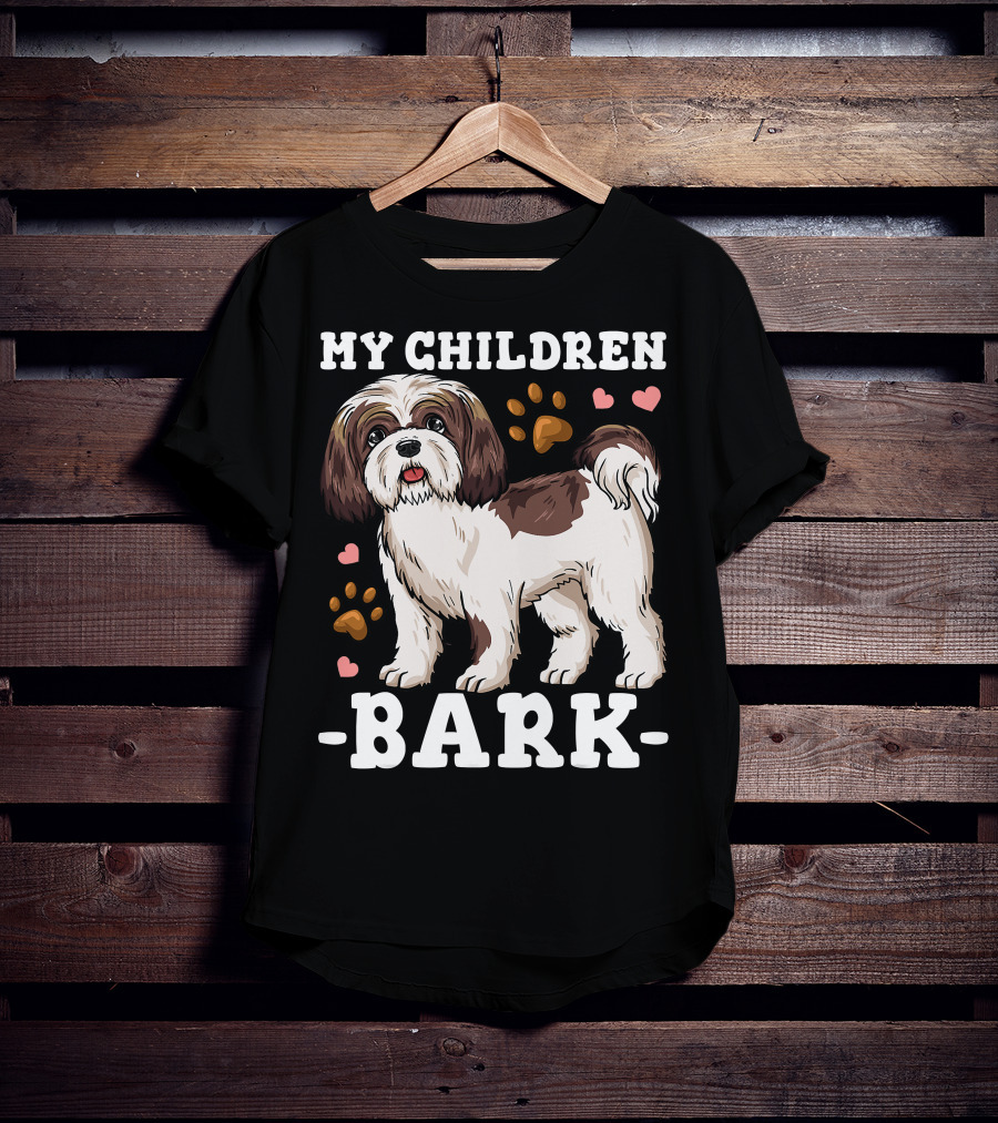 Shih Tzu Paw Heart Bark T-Shirt