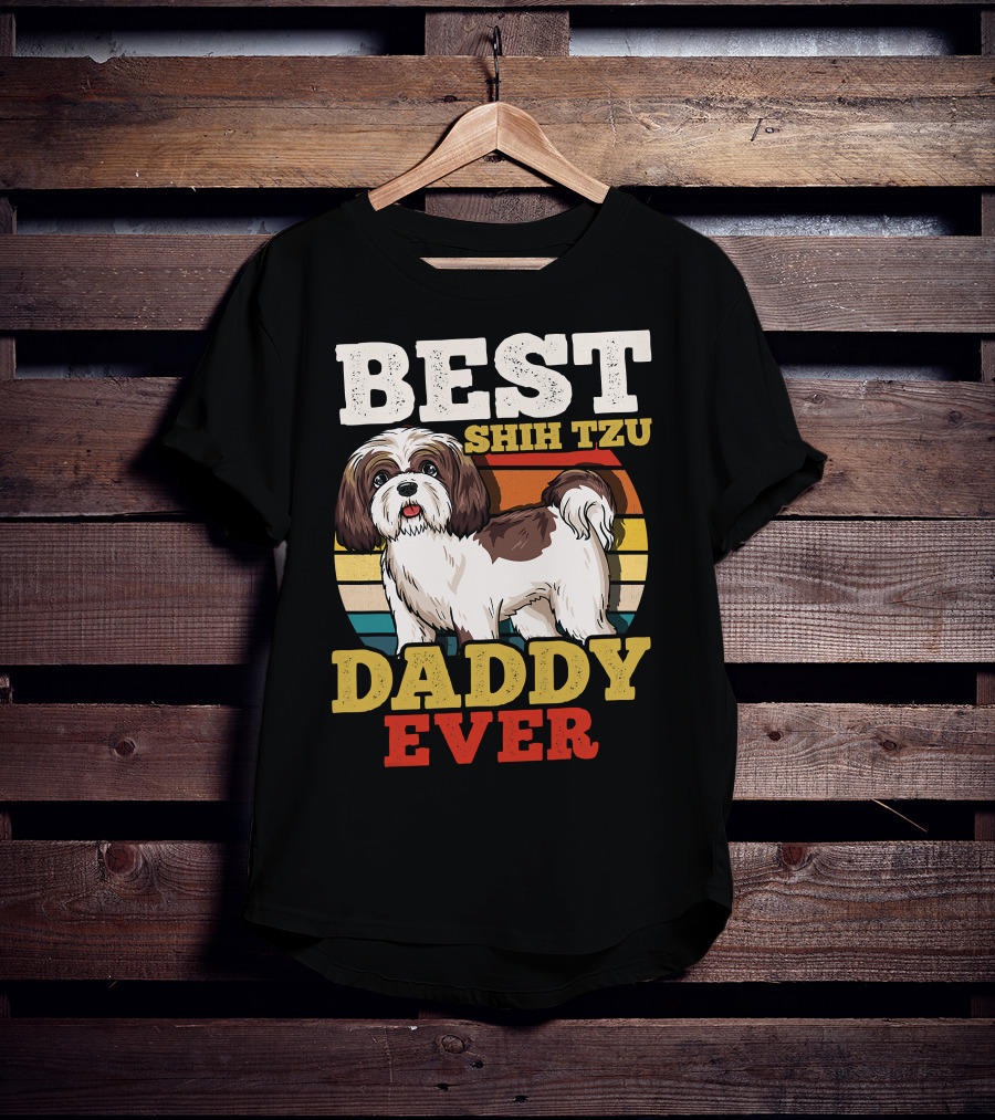 Best Shih Tzu Daddy Ever T-Shirt