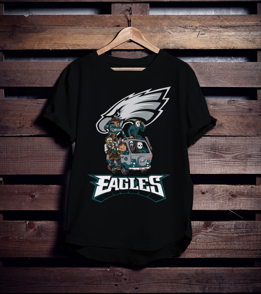 Eagles Horror Movies Edition Van Mashup T-Shirt