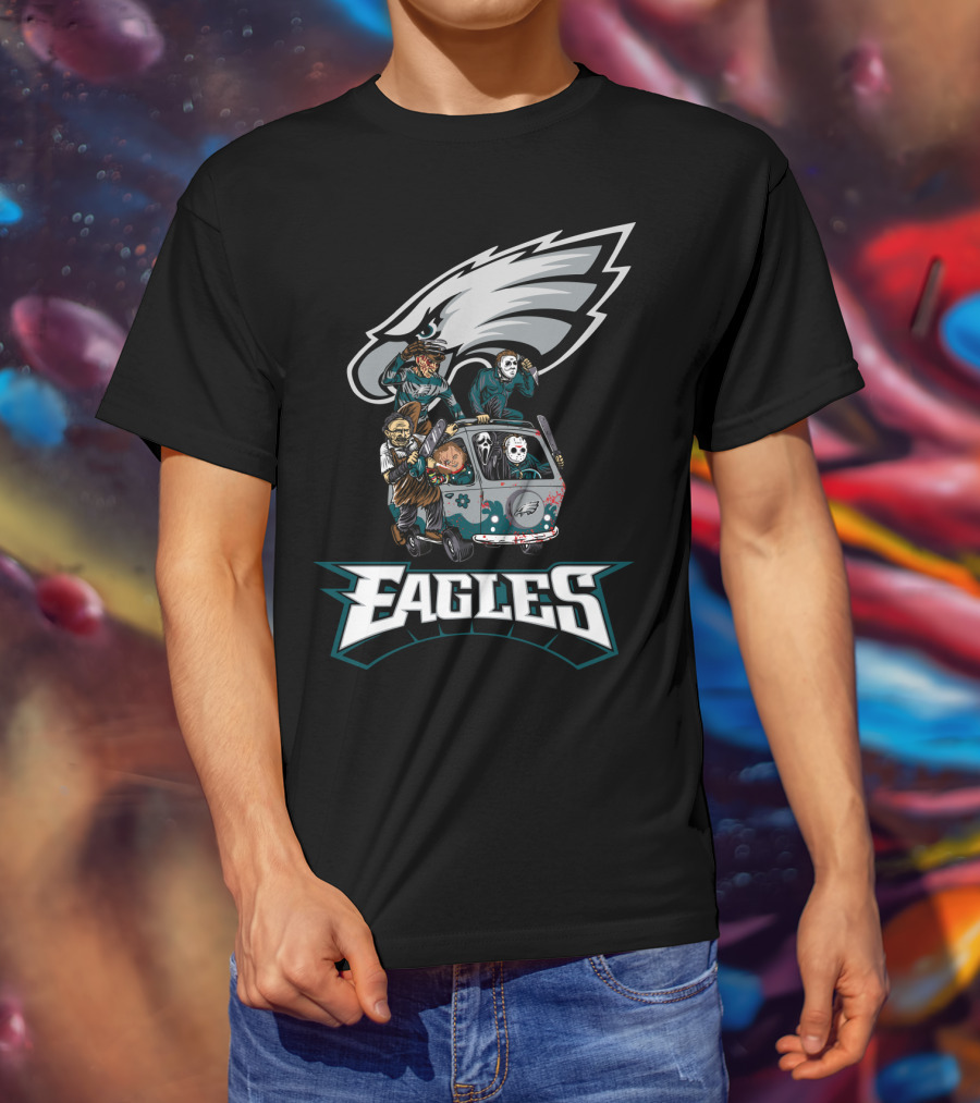 Eagles Horror Movies Edition Van Mashup T-Shirt