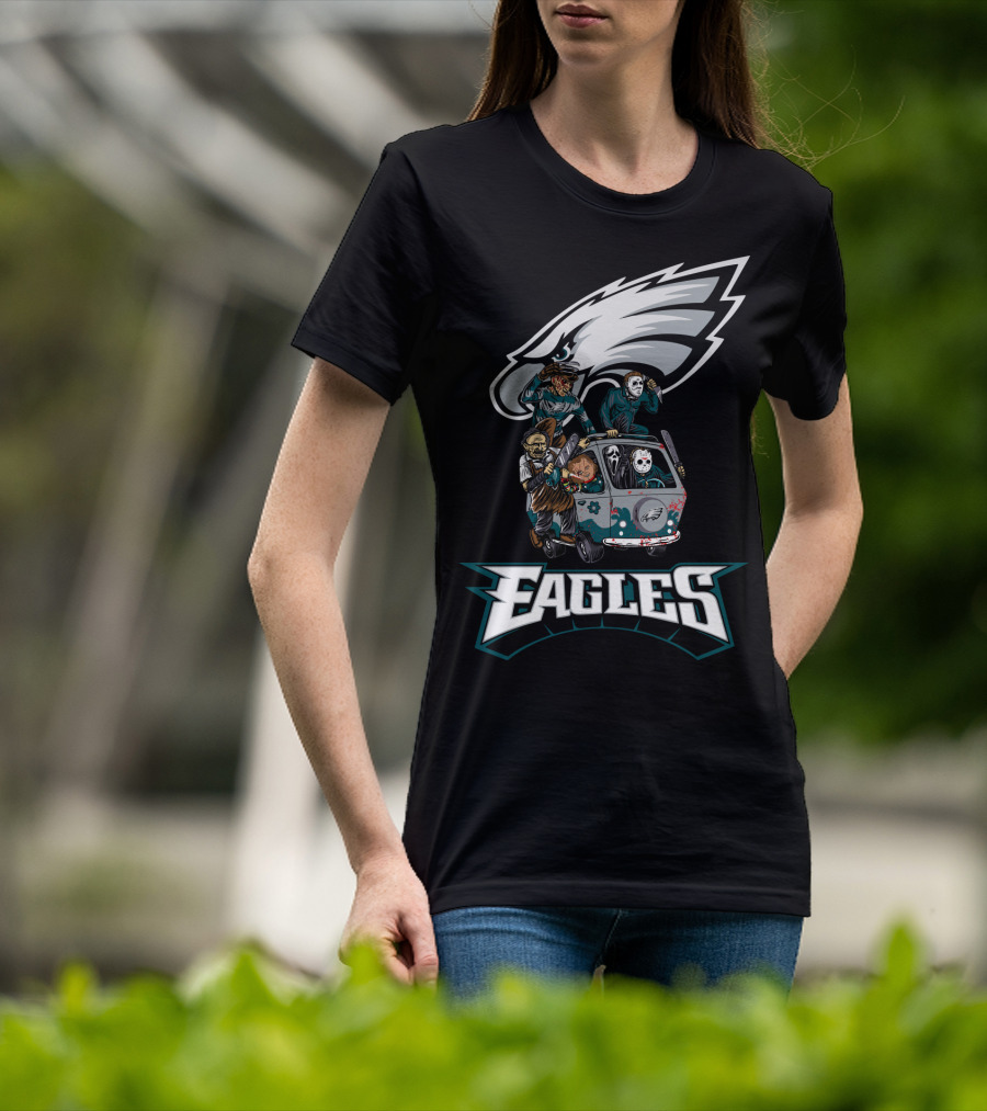 Eagles Horror Movies Edition Van Mashup T-Shirt