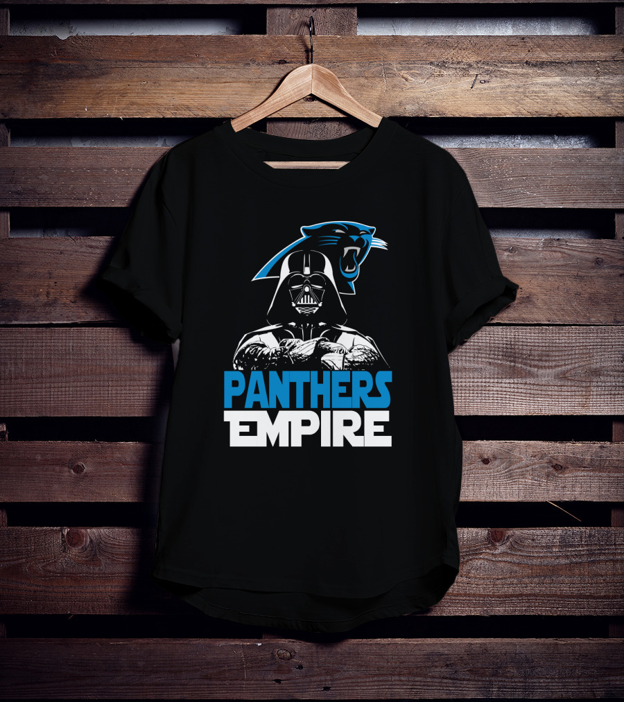 Panthers Empire Carolina Panthers Darth Vader T-Shirt