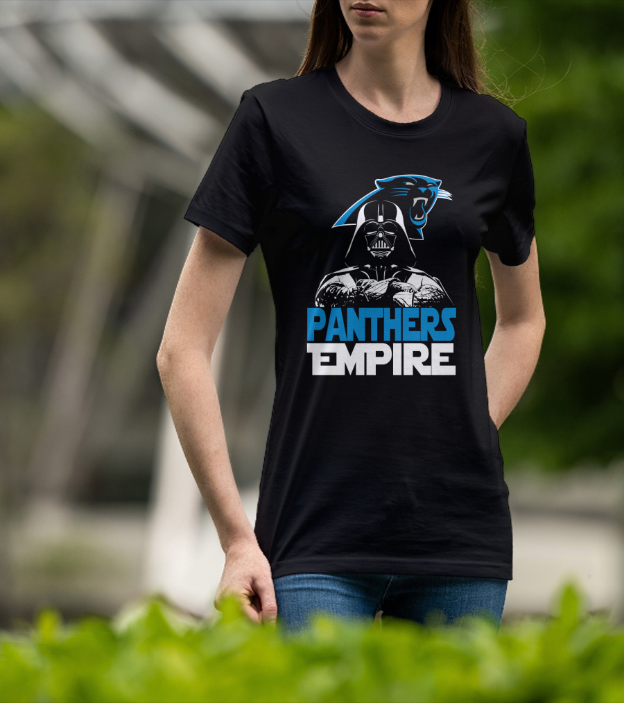 Panthers Empire Carolina Panthers Darth Vader T-Shirt