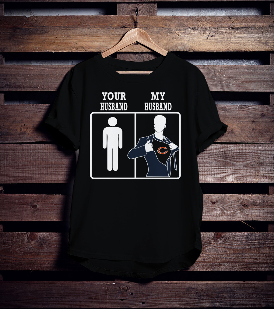 Your Husband My Husband Chicago Bears T-Shirt