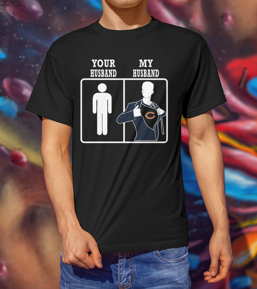 Your Husband My Husband Chicago Bears T-Shirt