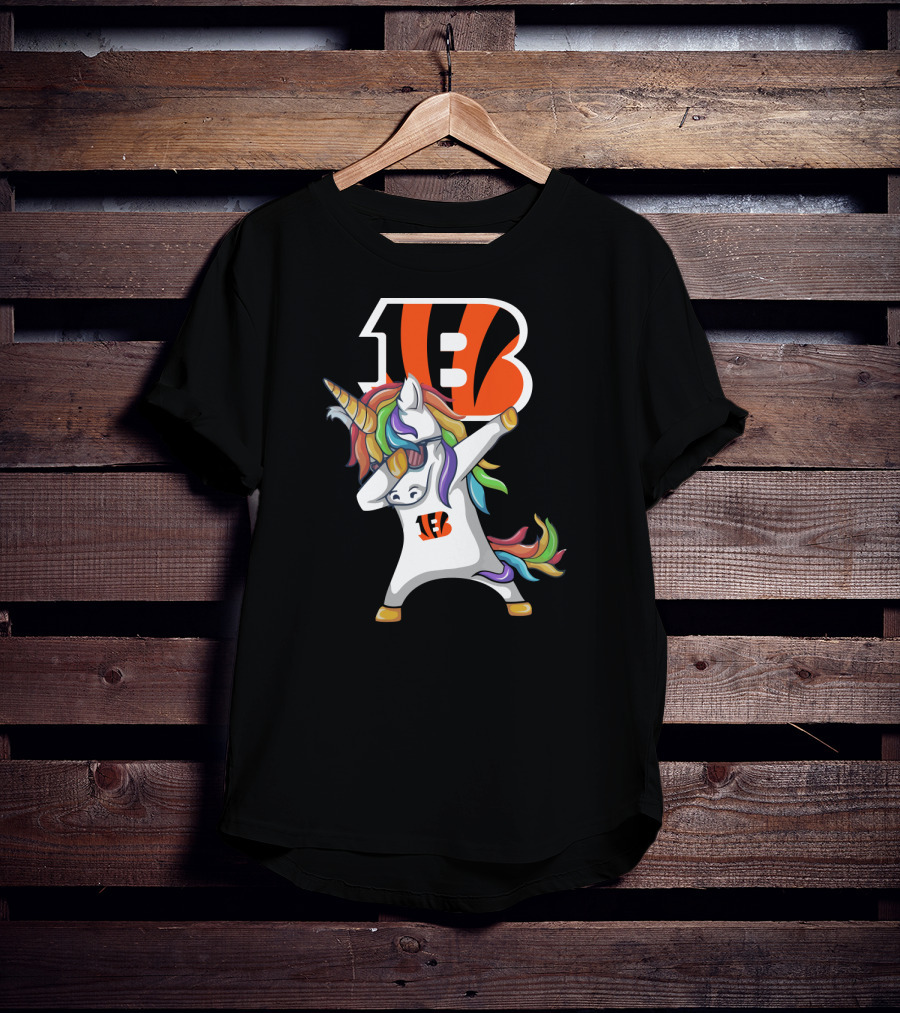 Cincinnati Bengals Dab Unicorn T-Shirt