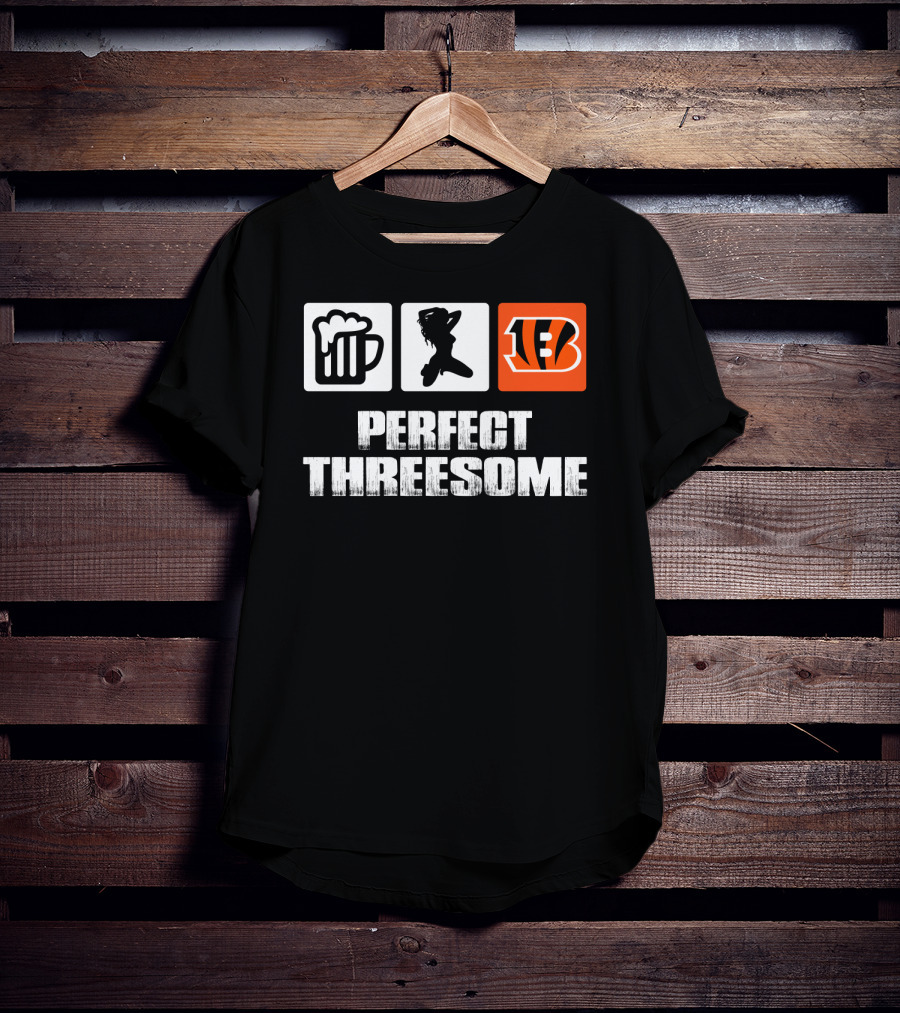 Beer Dance Cincinnati Bengals Perfect Threesome T-Shirt