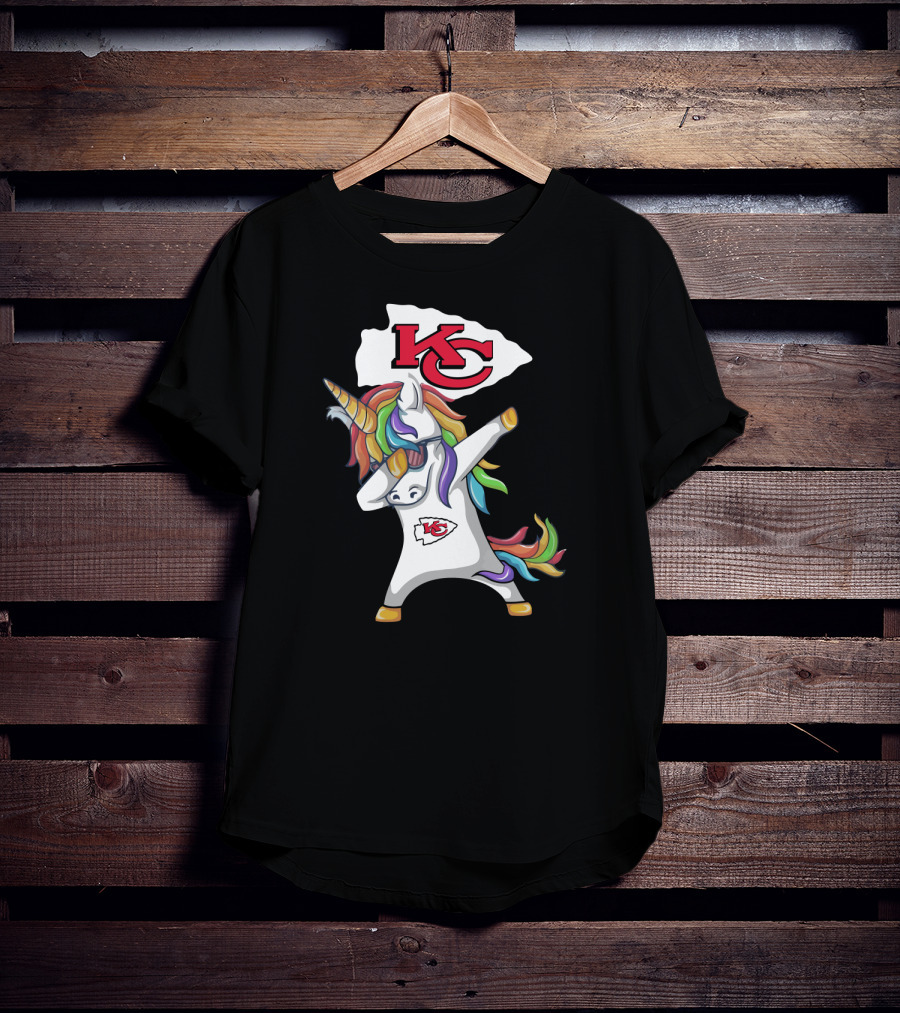 Kansas City Chiefs Unicorn Dab T-Shirt