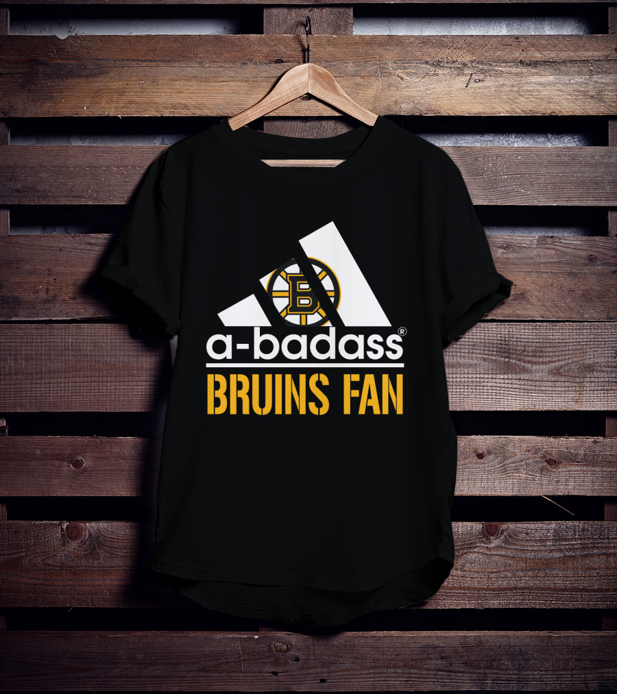 A-Badass Bruins Fan Boston Bruins T-Shirt