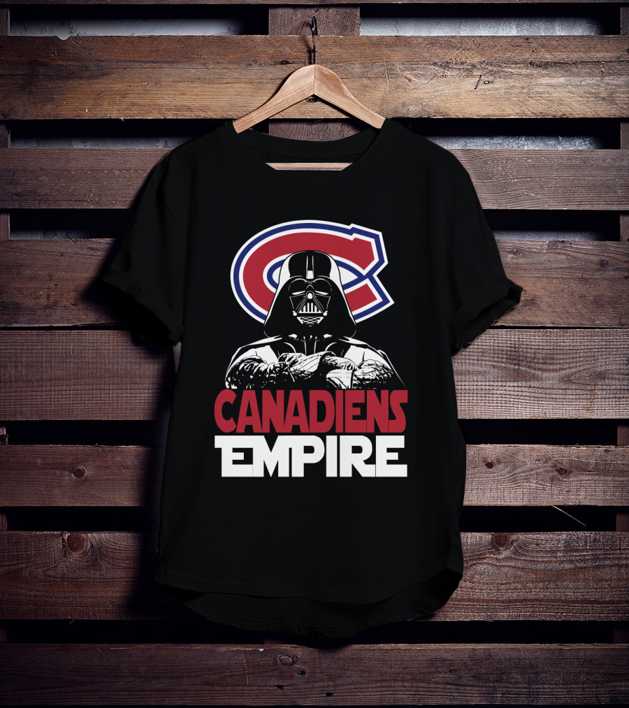 Montreal Canadiens Empire Darth Vader T-Shirt